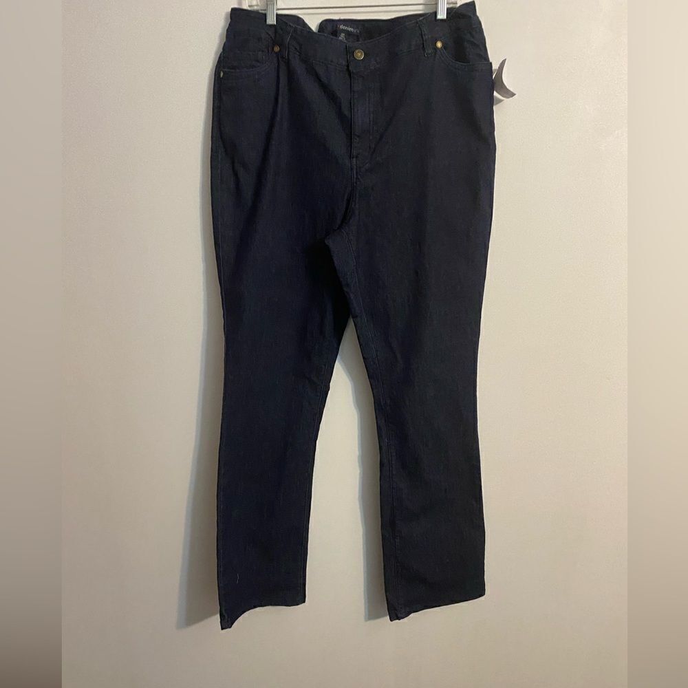 Denim 24/7 5 pocket Straight leg jeans, size 18WT